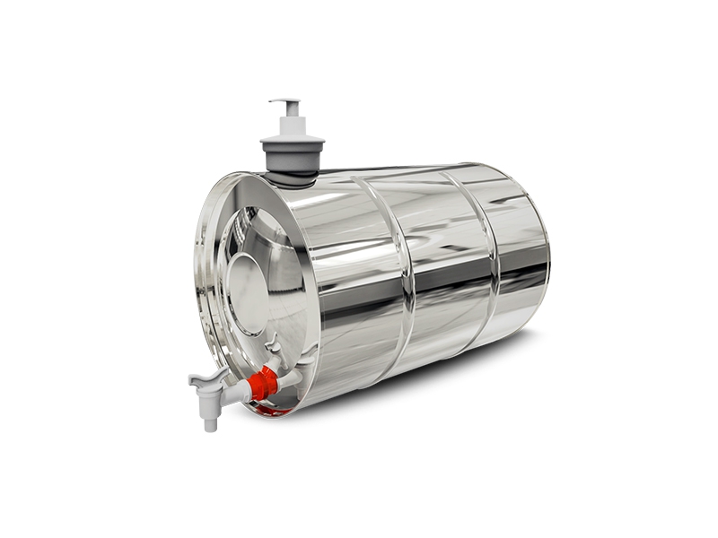 25 LITER CHROME WATER TANK