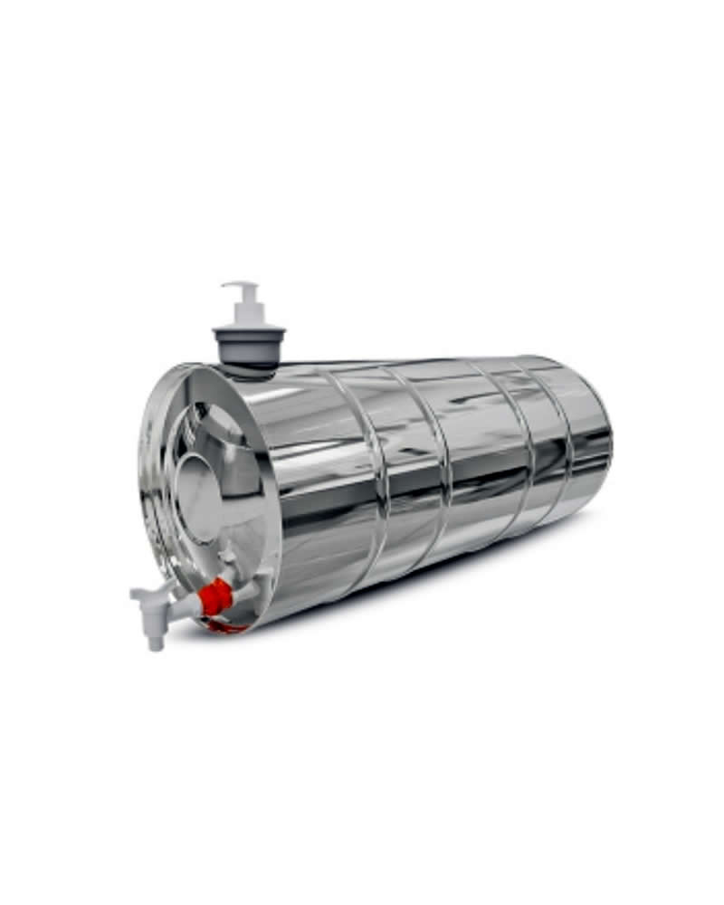 90 LITER CHROME WATER TANK