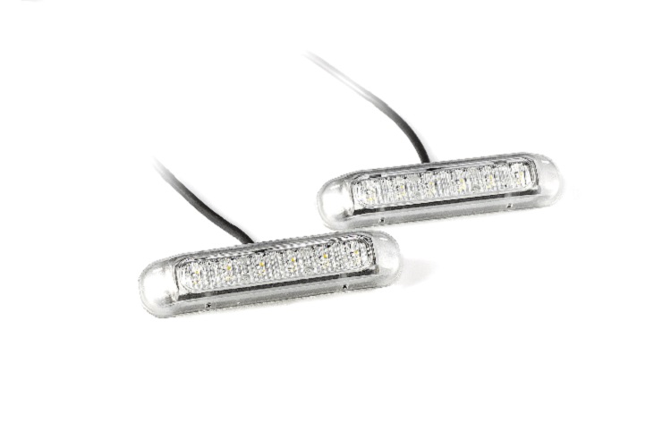 GÜNDÜZ FARI LEDLİ BEYAZ 12-36V 3,5M SET