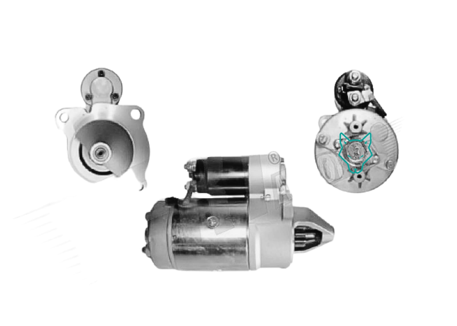 STARTER 12V UZEL M.F. MASSEY FERGUSON TRACTOR 135 - 240